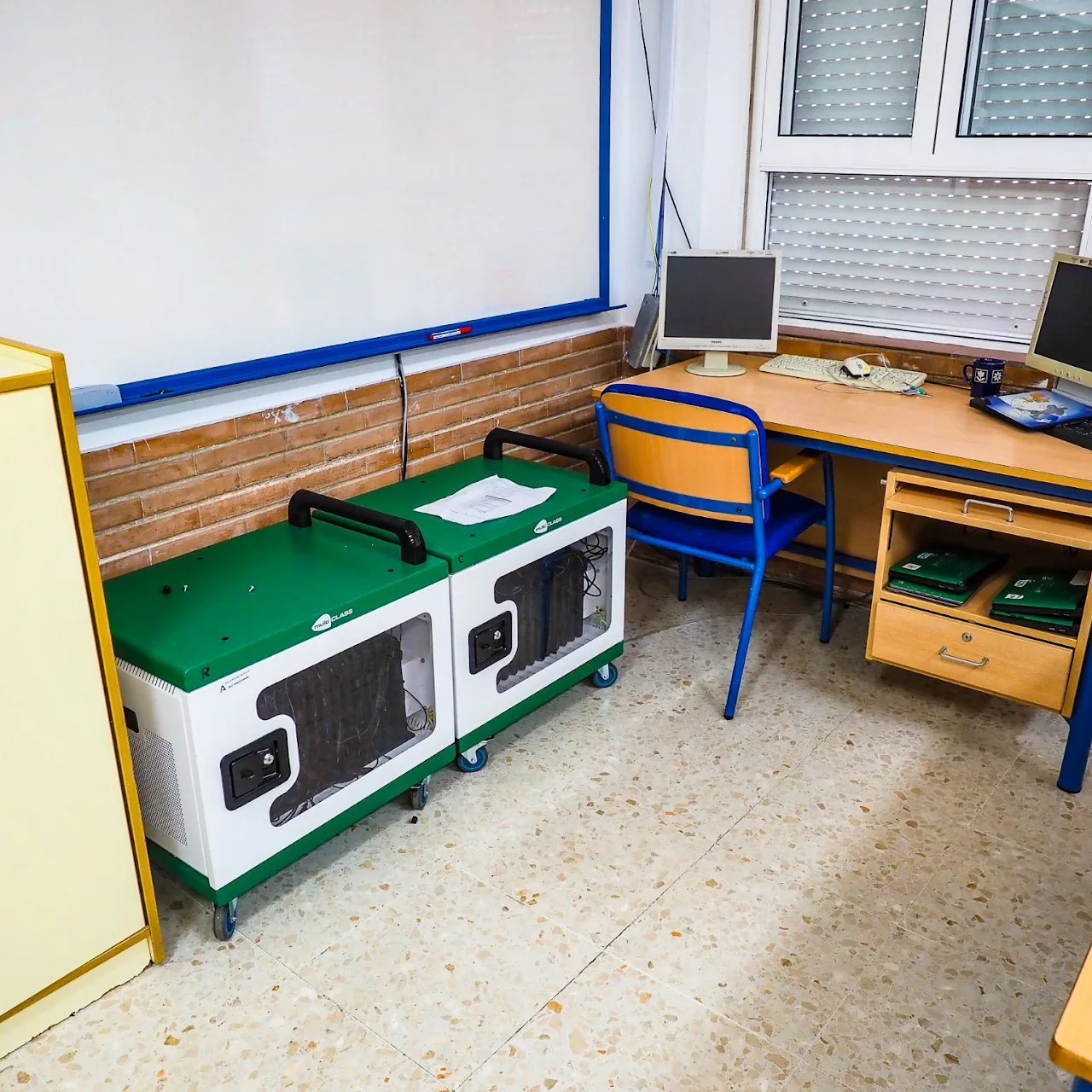 Rincón del ordenador en el aula