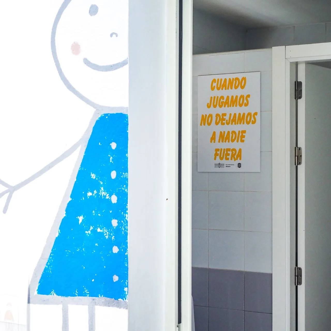 Cartel: Cuando jugamos no dejamos a nadie fuera
