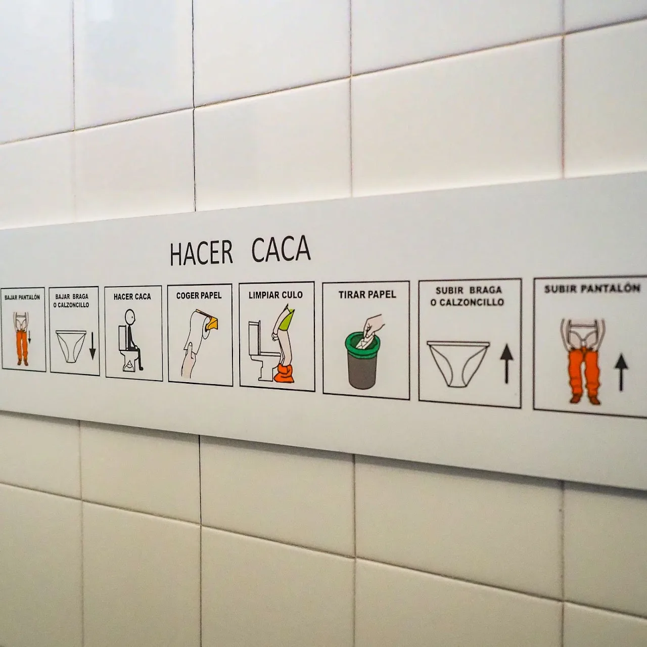 Pictogramas de la rutina del aseo en Educación Infantil